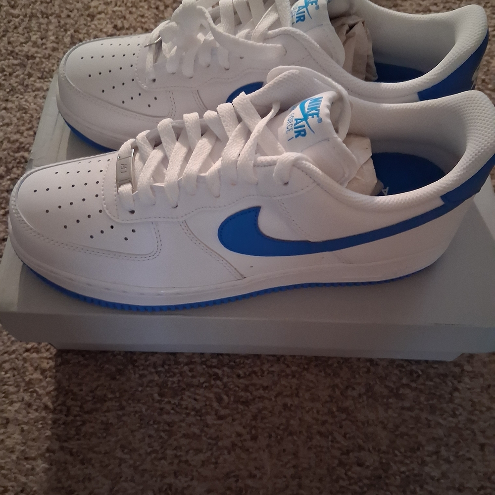 Nike Air Force 1 '07 – White / Photo Blue (FJ4146-103) - Picture 4 of 11